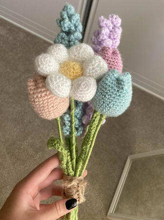 bouquet, 2023, crochet